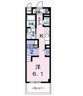 サニーキャンプ東雲I【1階】の間取り