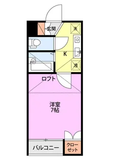 SAJA-さくら【2階】の間取り
