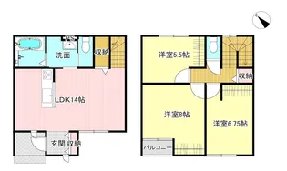 3LDKの間取り画像