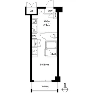 カスタリア尾山台【3階】の間取り