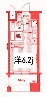 ガーラ・プレシャス横濱関内【5階】の間取り