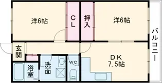 ハミングハイツ【3階】の間取り