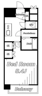 パークアクシス千葉新町【7階】の間取り