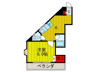 プレヂデントマンションII【4階】の間取り