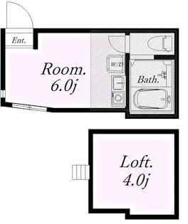神奈川県横須賀市田浦町3【アパート】の間取り