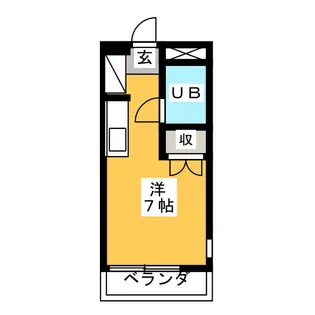 メゾン・ド・スクワール【3階】の間取り