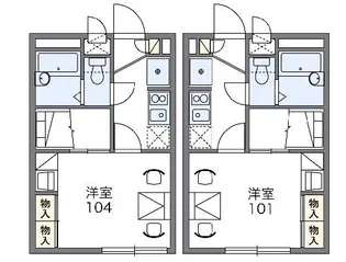 レオパレス国際通り【1階】の間取り