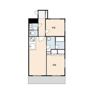 ライオンズプラザ池尻大橋【5階】の間取り