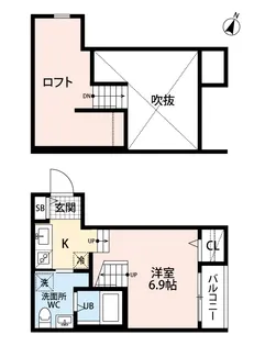 R & APARTMENT 01【1階】の間取り