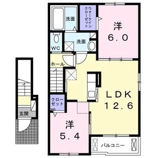 Cosmos【2階】の間取り