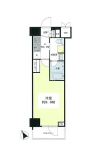 ステージグランデ茅場町【6階】の間取り