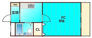 メゾンオレンジ2【3階】の間取り