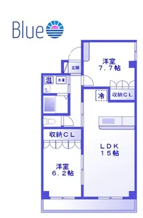 カルキノス【2階】の間取り