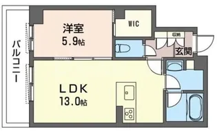 フォレナ【3階】の間取り