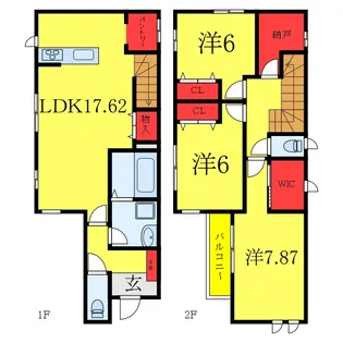 埼玉県川口市大字赤井【一戸建】の間取り