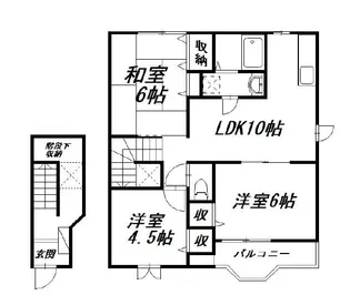 VILLA AMITY G【2階】の間取り