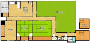 大阪府大阪市西淀川区福町2【一戸建】の間取り