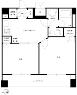 ルーブル高田馬場参番館【7階】の間取り