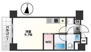 S-RESIDENCE東日暮里【10階】の間取り