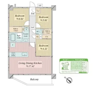 N-stage船堀【2階】の間取り