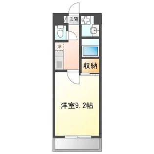 ヴィラクレールTAKAMATSU【7階】の間取り