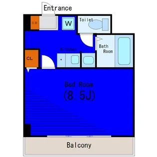 東京都品川区南大井1【マンション】の間取り