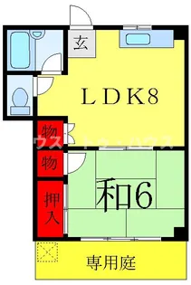 丸田ビル【1階】の間取り