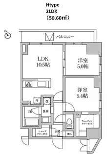 レジディア日本橋馬喰町II【11階】の間取り