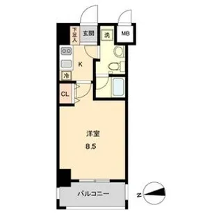 ASレジデンス上前津【3階】の間取り