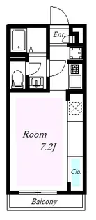 神奈川県川崎市川崎区渡田向町【マンション】の間取り