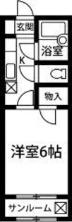 ツクイハイツ荒牧 群馬大学生さん専用アパート【1階】の間取り