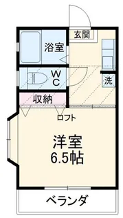 ハイツ矢野【1階】の間取り