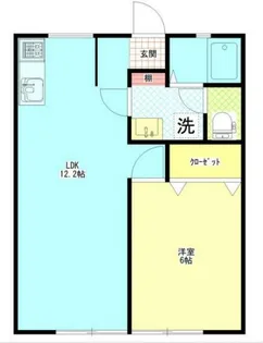 山手TYハイツ【1階】の間取り