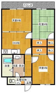 ヴィーナス【3階】の間取り