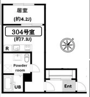 ルーナクレシェンテ川崎【3階】の間取り