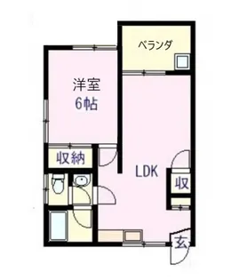 サンシャイン吉田358【2階】の間取り