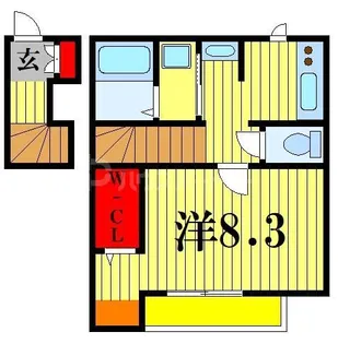 ソシア南柏III【2階】の間取り