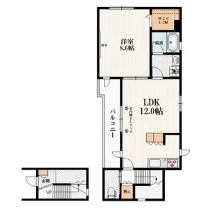 メゾンフォンテーヌ Nの間取り