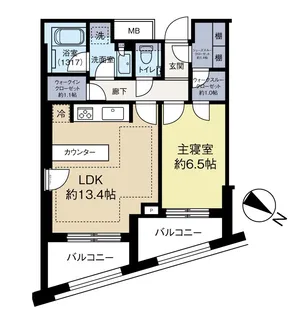 パークコート恵比寿【12階】の間取り