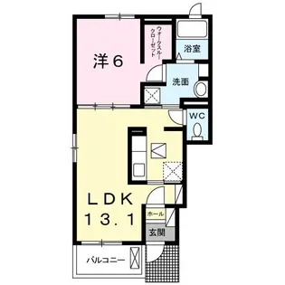 VILL川棚【1階】の間取り