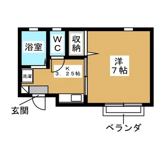 グレースF【1階】の間取り