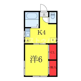 メゾンタツミ【3階】の間取り