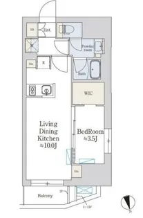 上野【11階】の間取り