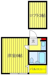 レオパレス高砂【2階】の間取り