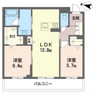 グレイス【3階】の間取り
