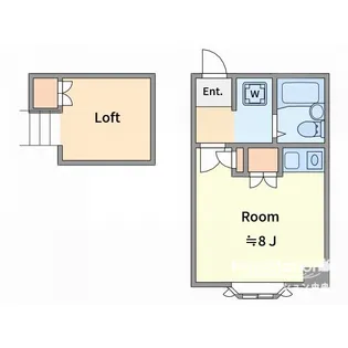 インテック落合【2階】の間取り