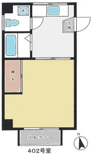 石上ビル【4階】の間取り