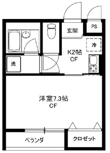 YKハイツ【2階】の間取り