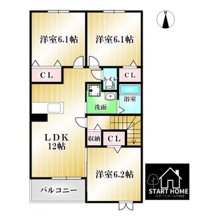 ブランジュII【2階】の間取り