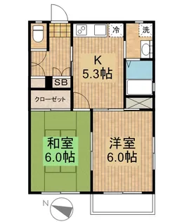 ドミール【1階】の間取り
